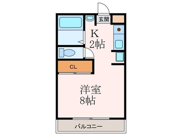 コスモハイツの物件間取画像